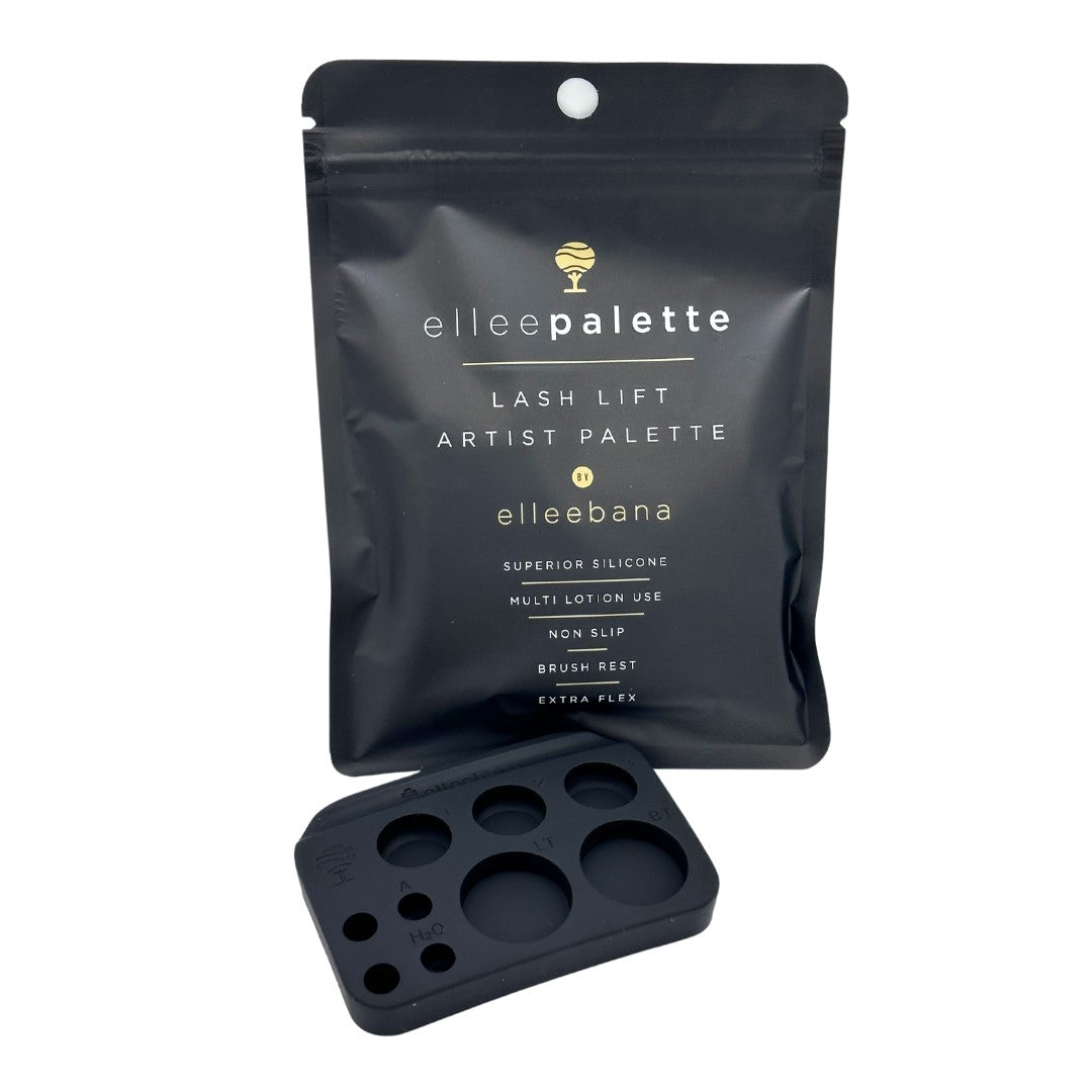 Elleepalette - Paleta Profesional de Silicón NEGRA