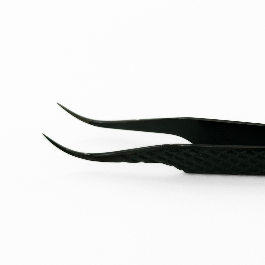Pinza Extensiones de pestañas - CURVED TIP
