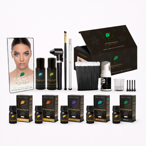 Kit Henna para Cejas Elleebana - 4 tonos