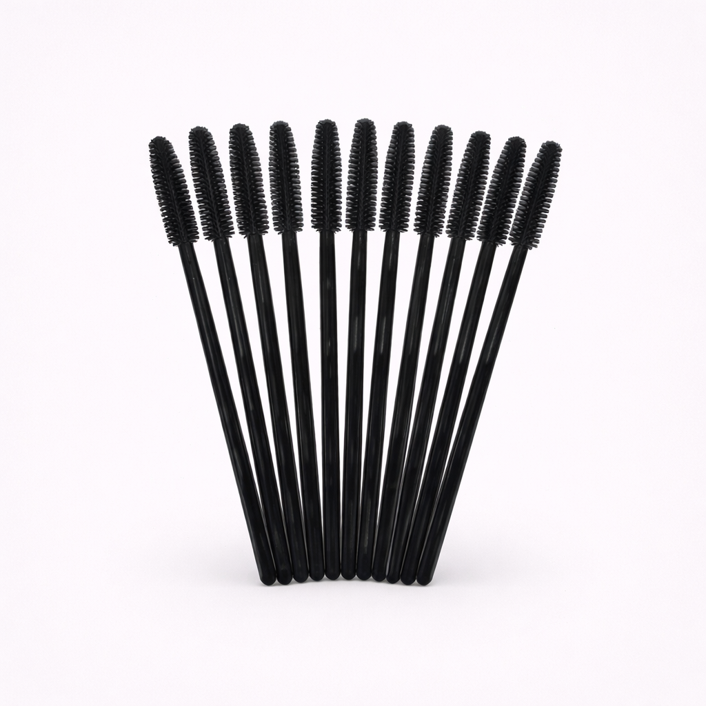 Cepillos Desechables para pestañas de silicon 10 pzas