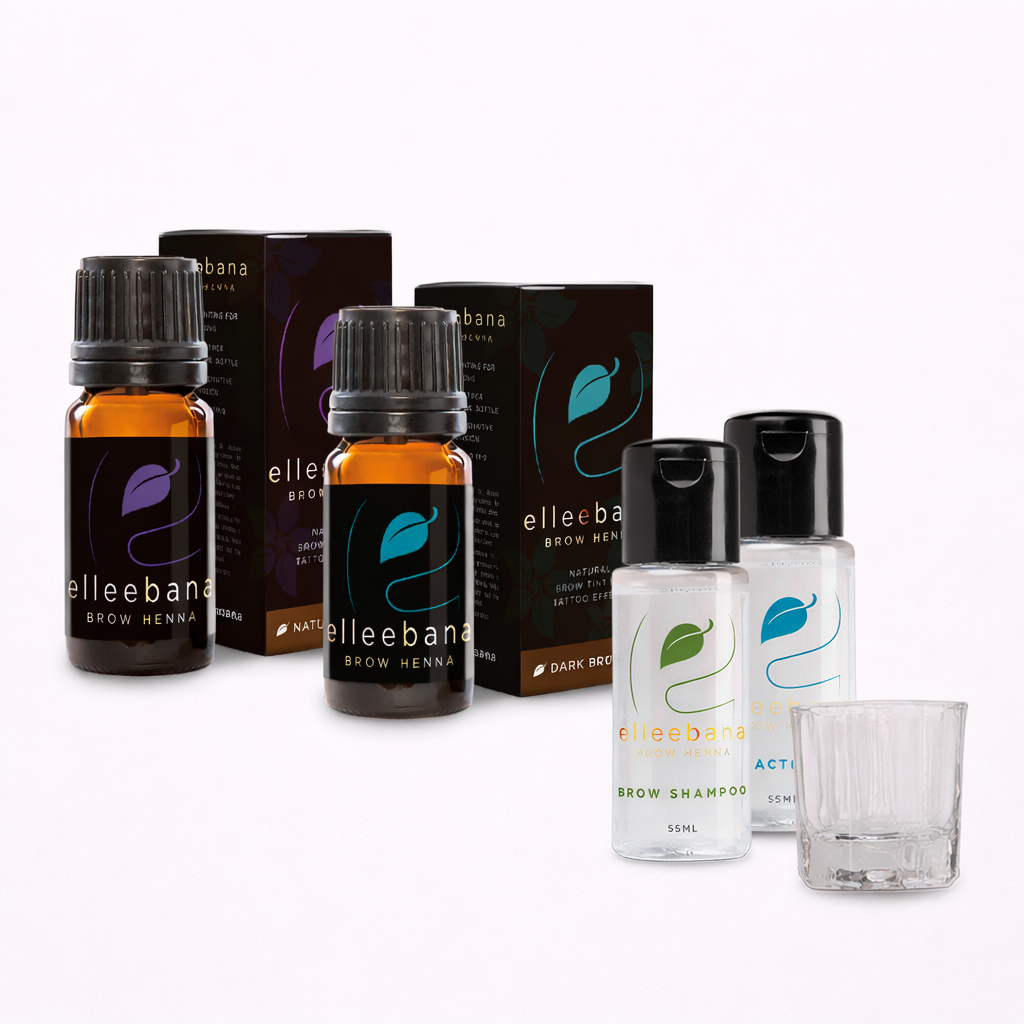 Mini Kit Henna para Cejas - Café Natural y Negro