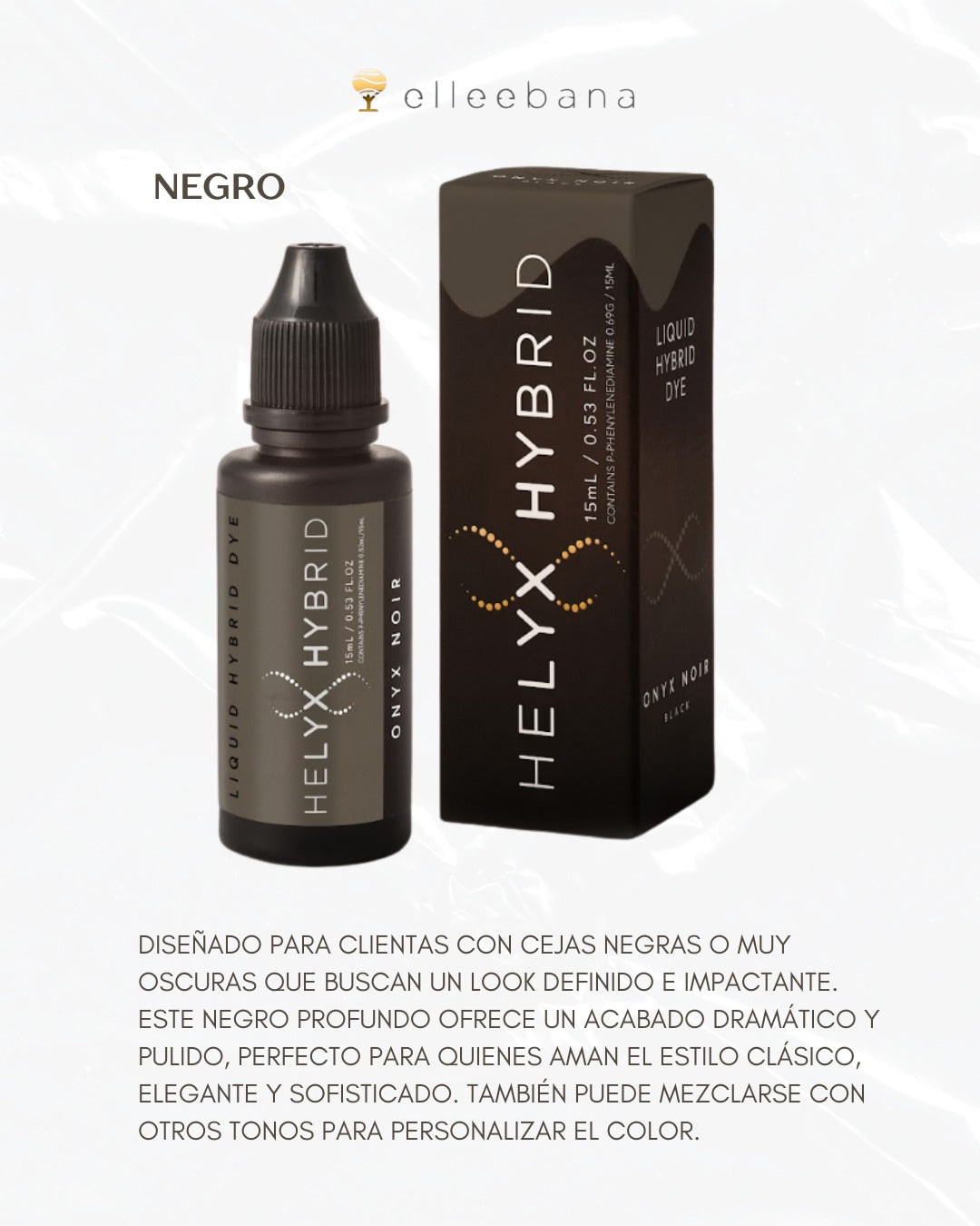 Tinte Helyx Híbrido - Negro - Onyx Noir