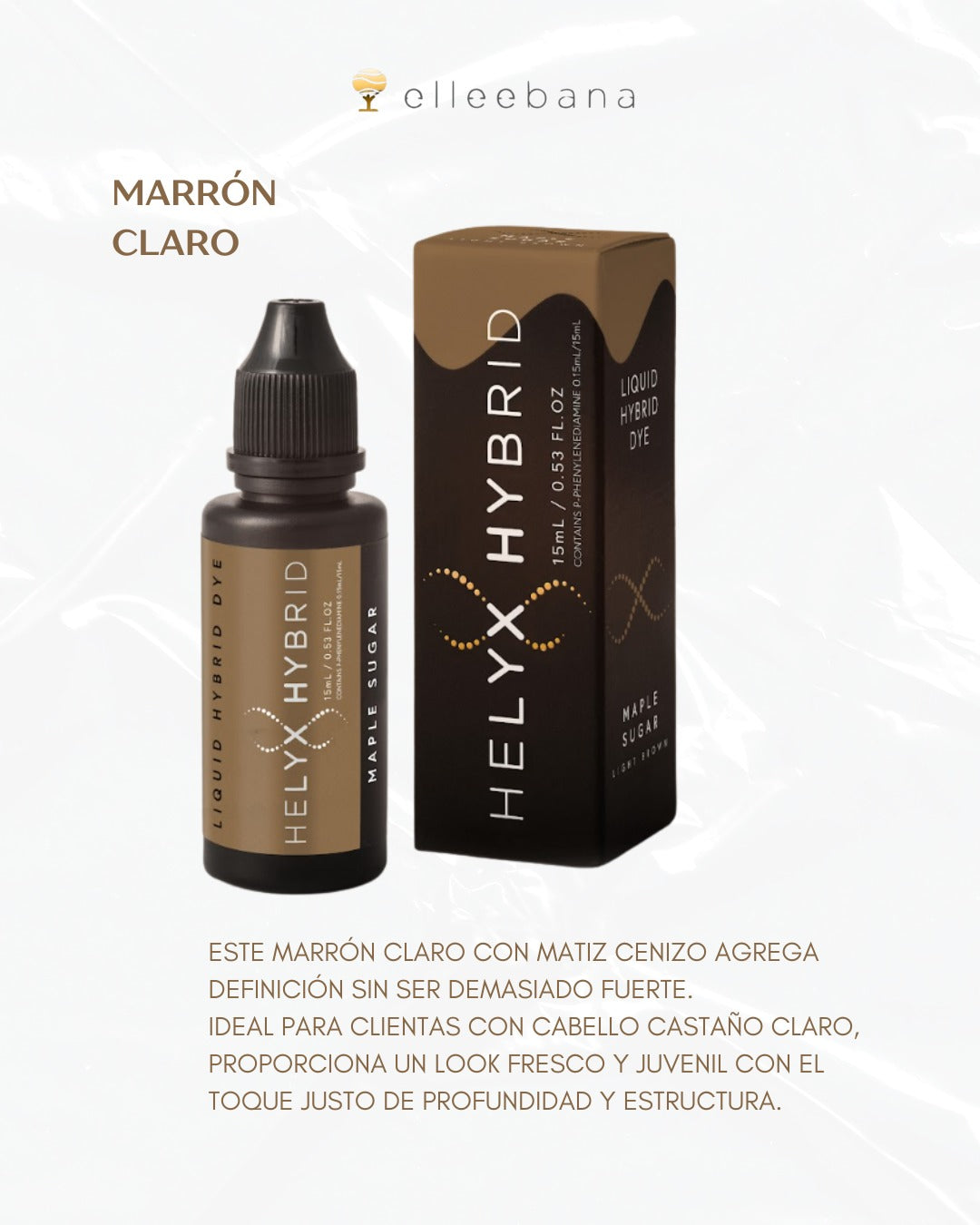 Tinte Helyx Híbrido - Marron Claro - Maple Sugar