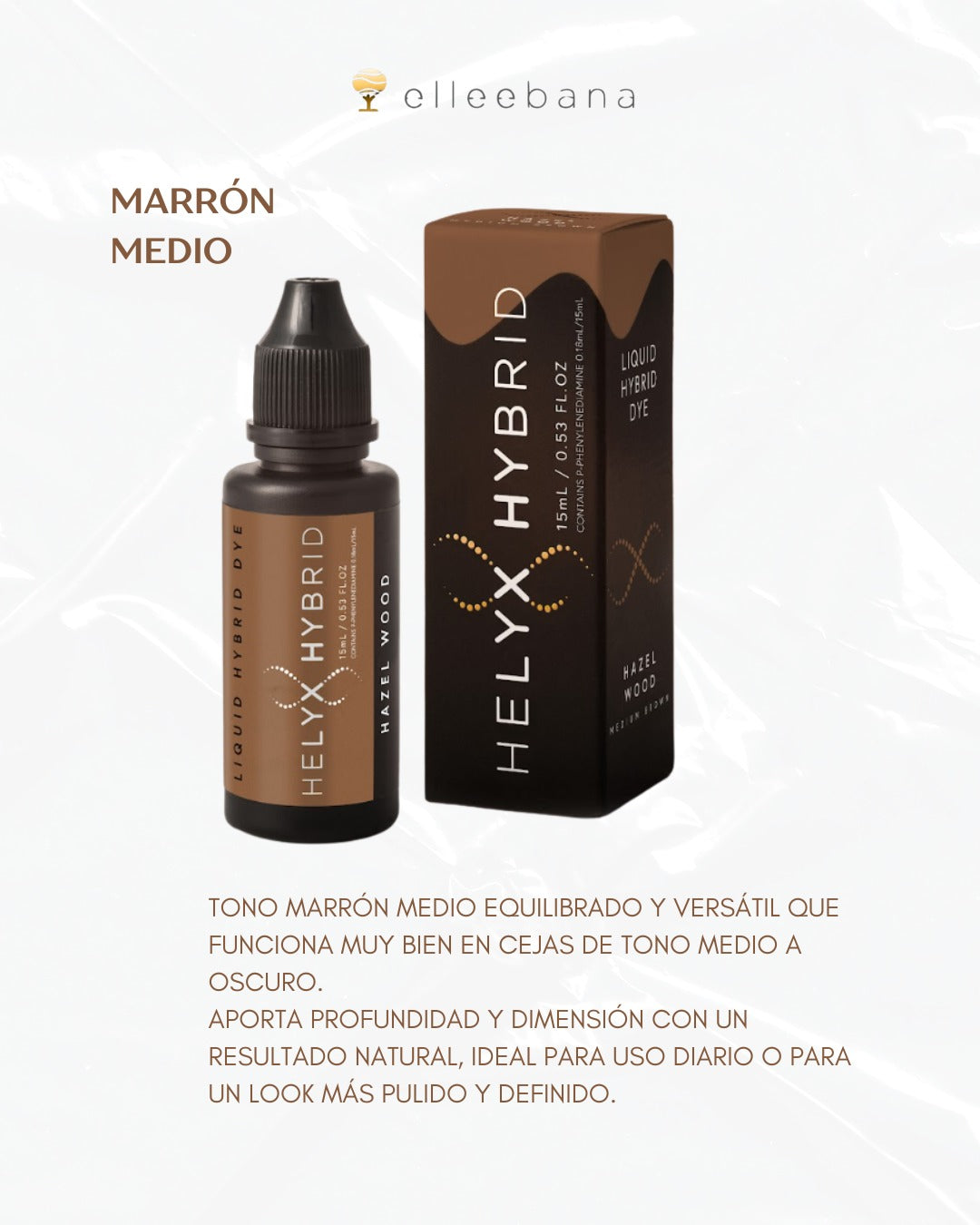 Tinte Helyx Híbrido - Marrón Medio - Hazel Wood