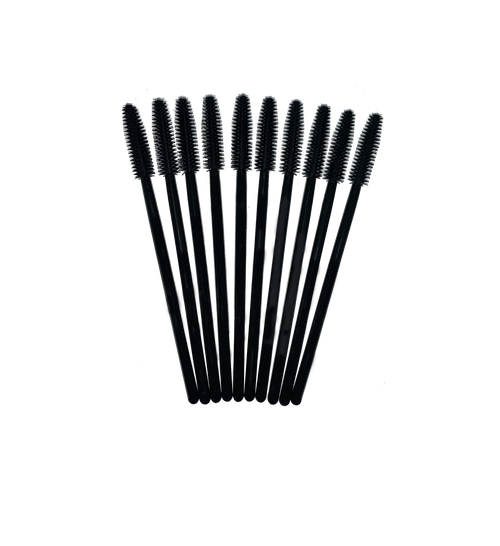 Cepillos Desechables para pestañas de silicon 10 pzas